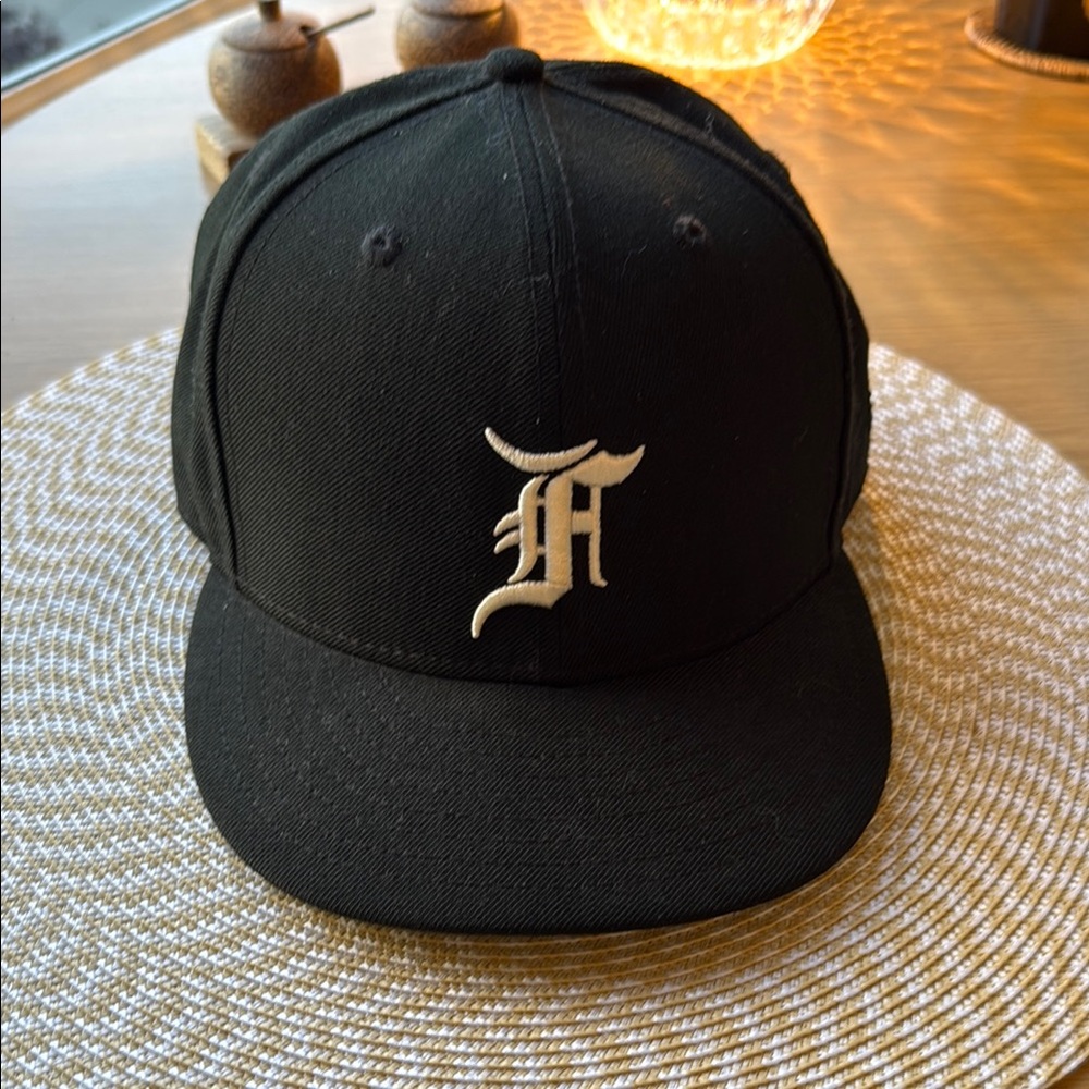 Fear of God Black Baseball Cap